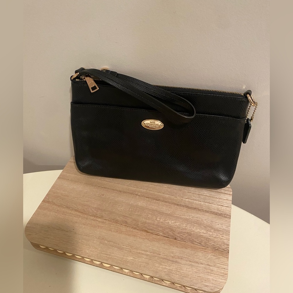 Coach Black Wristlet